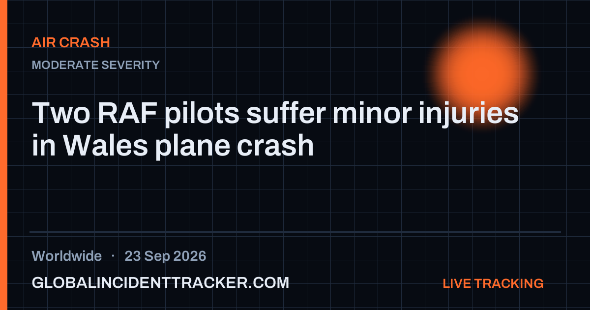 Air Crash incident in worldwide on 23 September 2026 — Global Incident Tracker report card