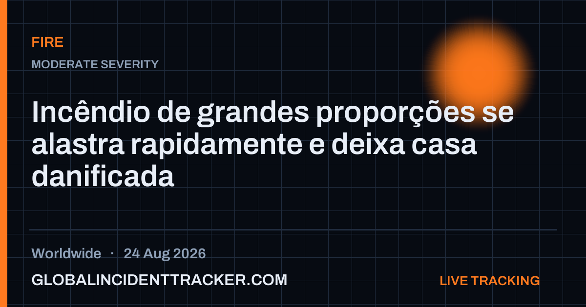 Fire incident in worldwide on 24 August 2026 — Global Incident Tracker report card