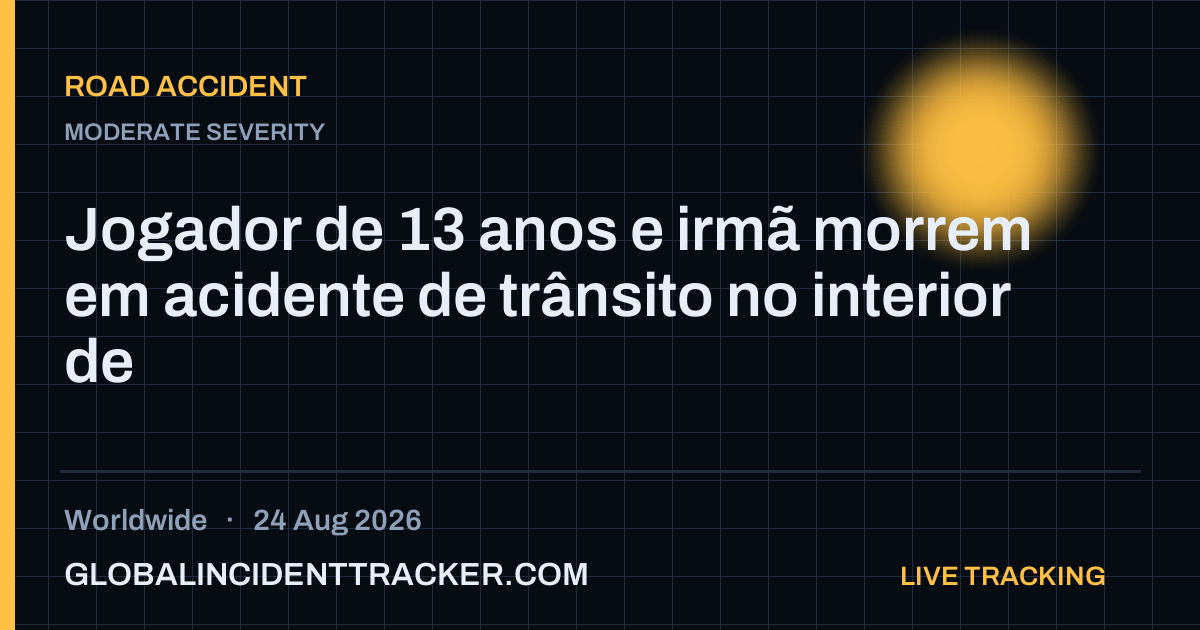 Road Accident incident in worldwide on 24 August 2026 — Global Incident Tracker report card