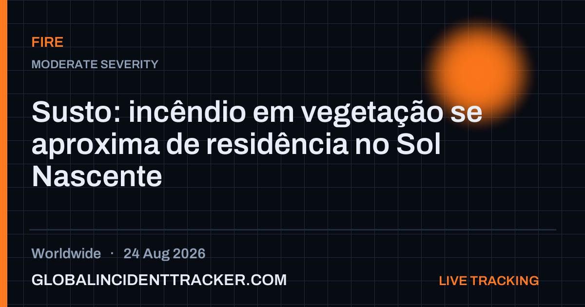 Fire incident in worldwide on 24 August 2026 — Global Incident Tracker report card