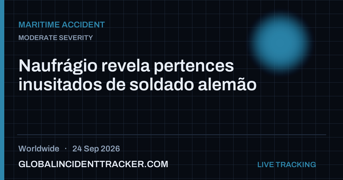 Maritime Accident incident in worldwide on 24 September 2026 — Global Incident Tracker report card