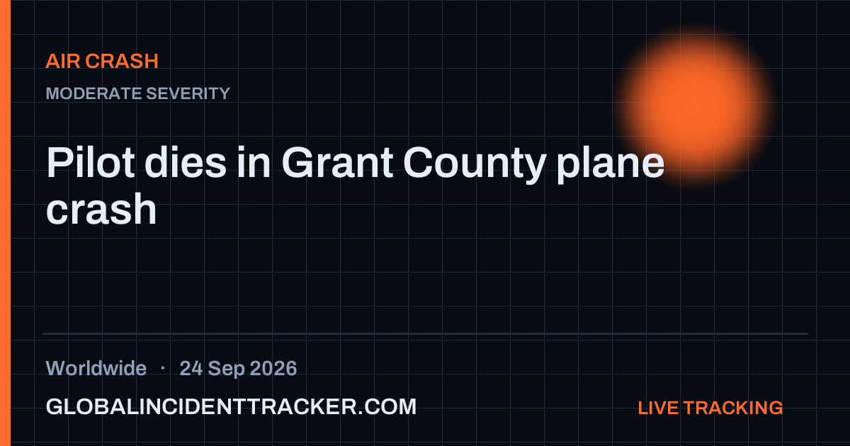 Air Crash incident in worldwide on 24 September 2026 — Global Incident Tracker report card