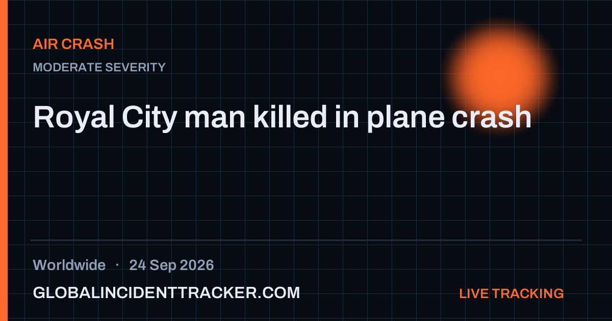 Air Crash incident in worldwide on 24 September 2026 — Global Incident Tracker report card