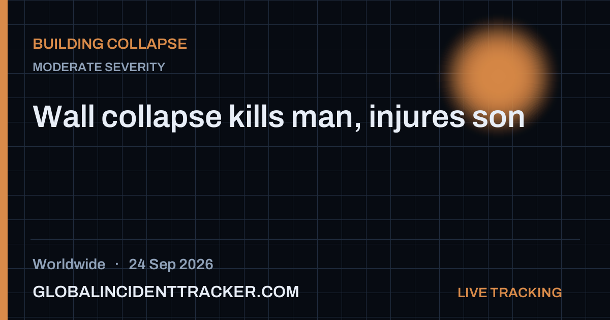 Building Collapse incident in worldwide on 24 September 2026 — Global Incident Tracker report card