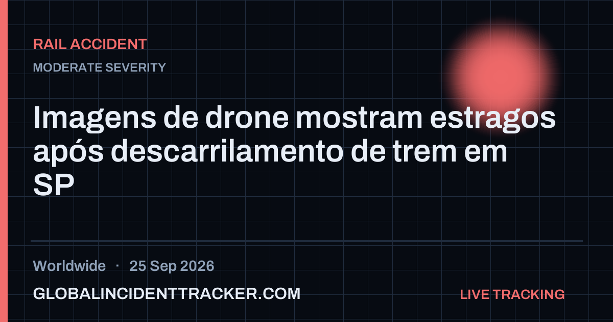 Rail Accident incident in worldwide on 25 September 2026 — Global Incident Tracker report card