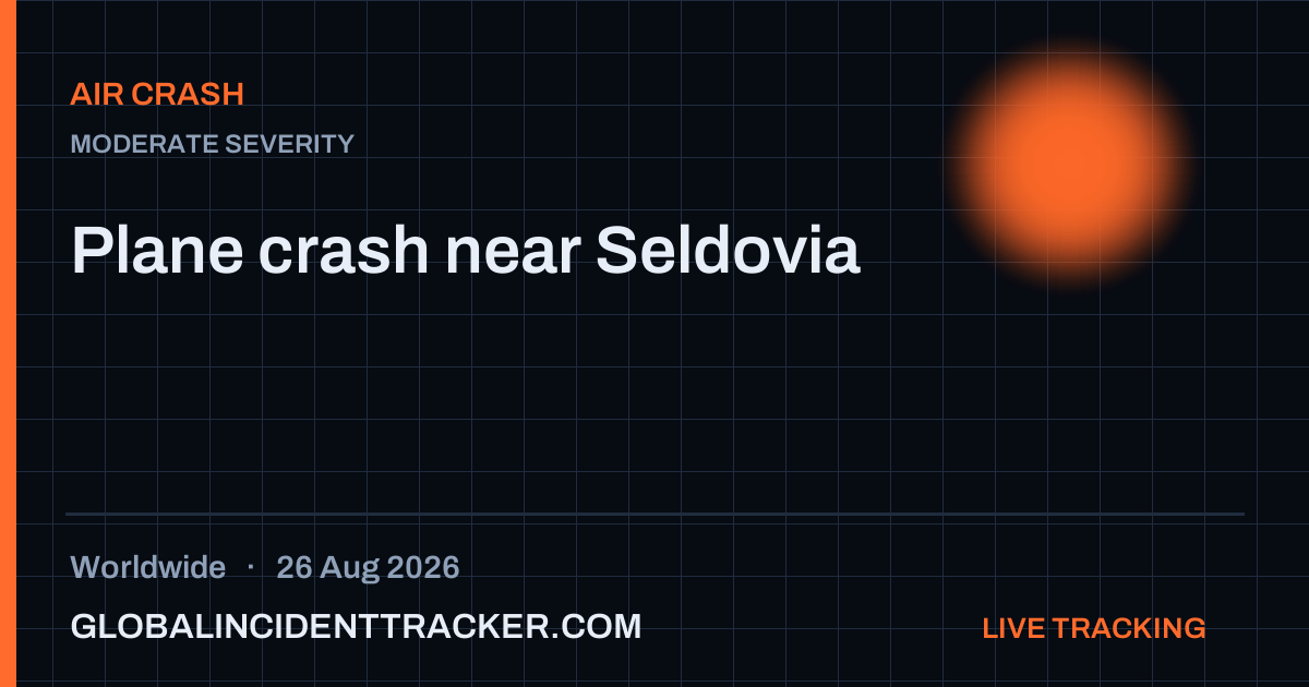 Air Crash incident in worldwide on 26 August 2026 — Global Incident Tracker report card