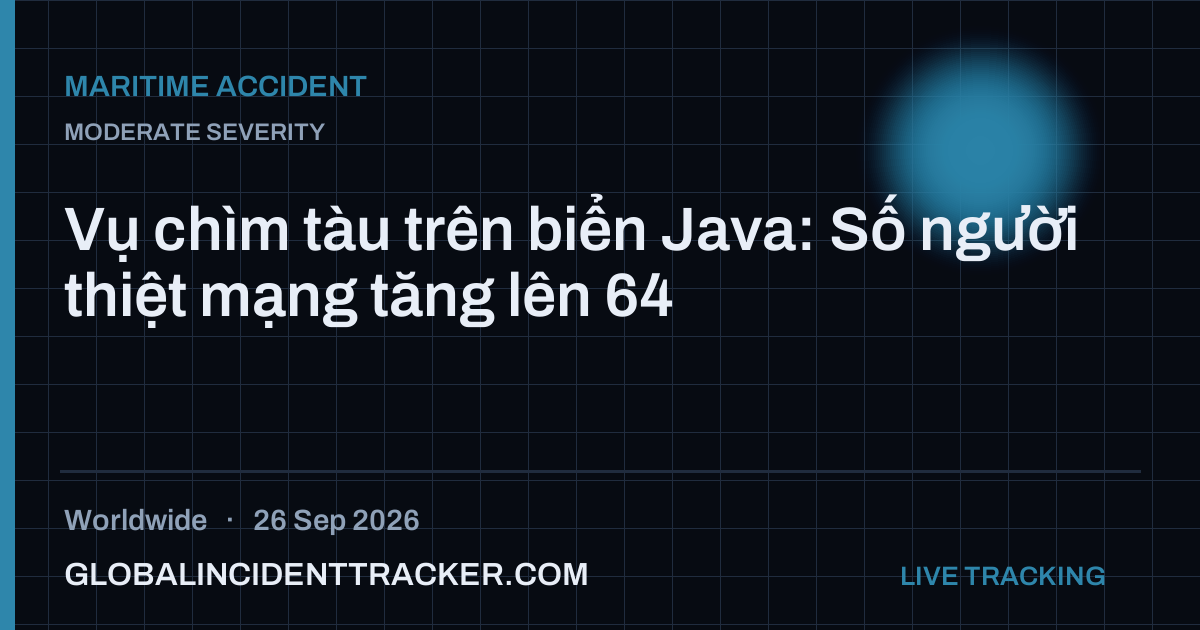 Maritime Accident incident in worldwide on 26 September 2026 — Global Incident Tracker report card