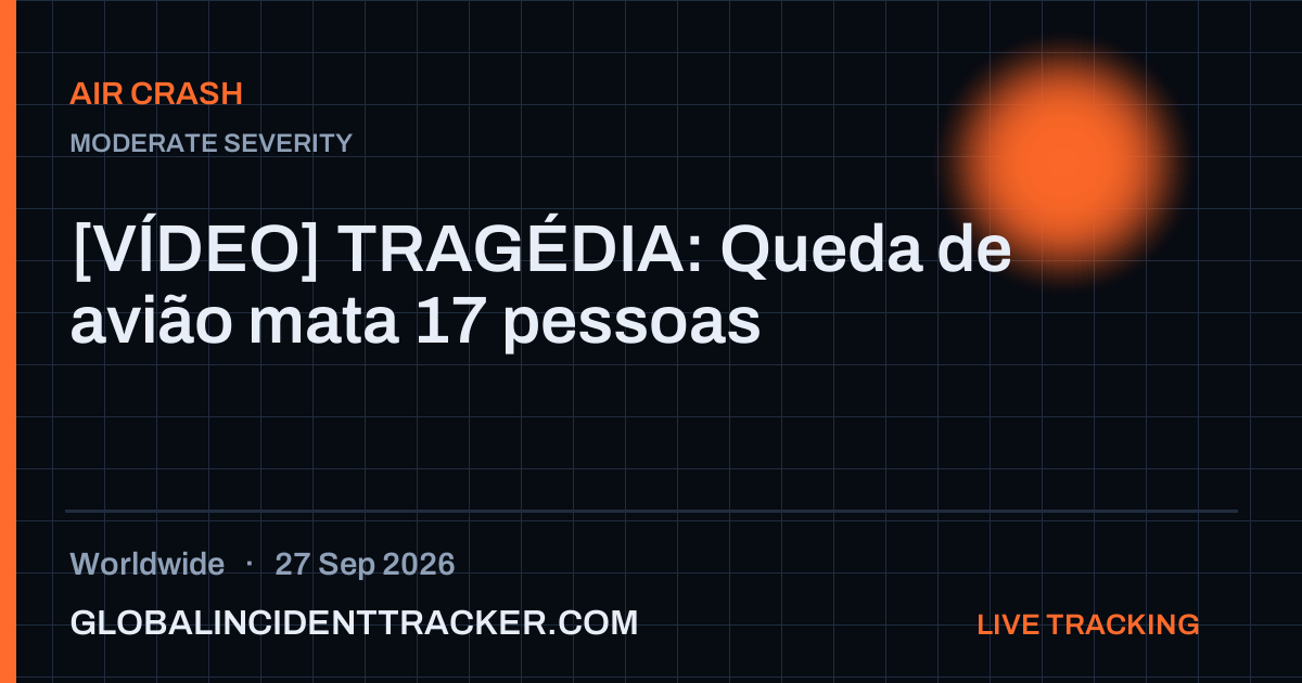 Air Crash incident in worldwide on 27 September 2026 — Global Incident Tracker report card