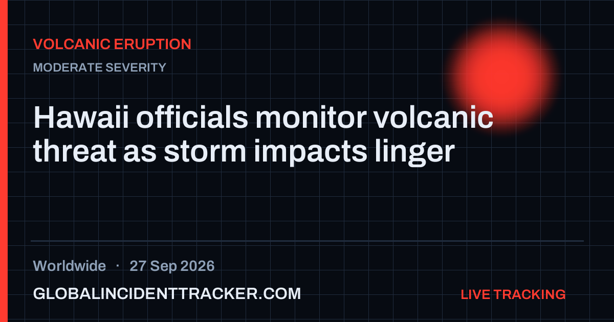 Volcanic Eruption incident in worldwide on 27 September 2026 — Global Incident Tracker report card