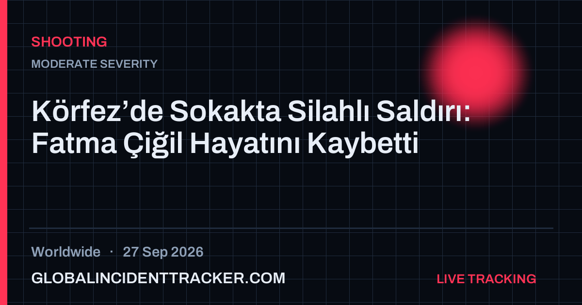 Shooting incident in worldwide on 27 September 2026 — Global Incident Tracker report card