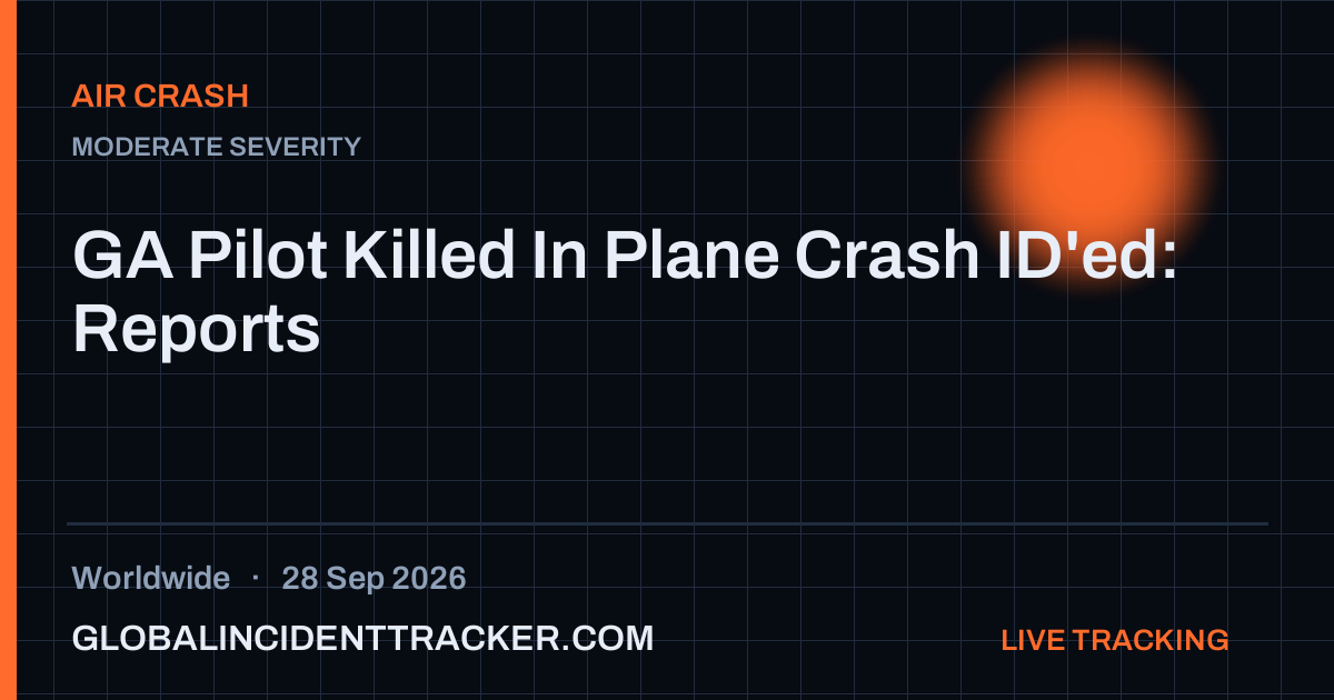 Air Crash incident in worldwide on 28 September 2026 — Global Incident Tracker report card