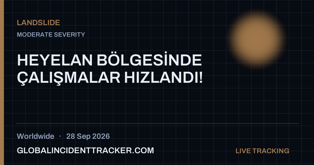 Landslide incident in worldwide on 28 September 2026 — Global Incident Tracker report card