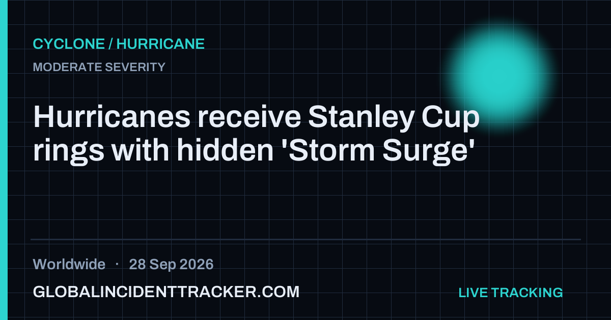 Cyclone / Hurricane incident in worldwide on 28 September 2026 — Global Incident Tracker report card