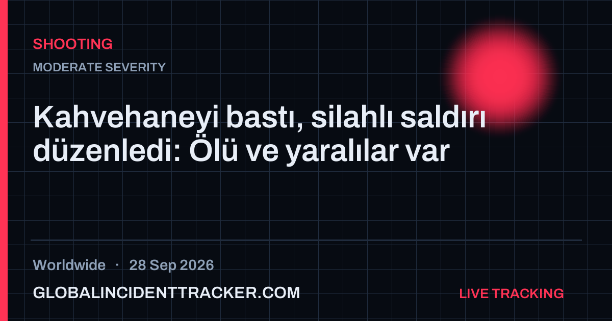 Shooting incident in worldwide on 28 September 2026 — Global Incident Tracker report card