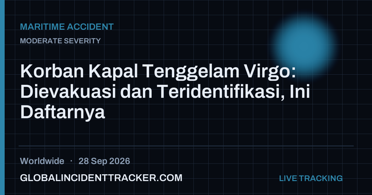 Maritime Accident incident in worldwide on 28 September 2026 — Global Incident Tracker report card