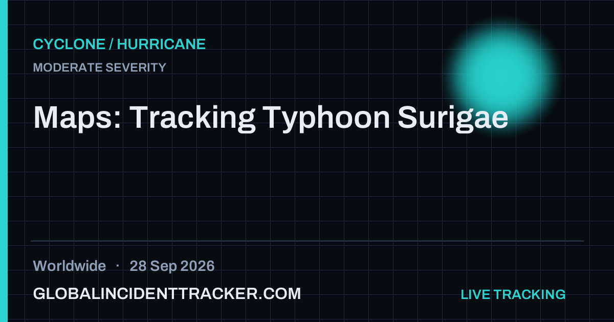 Cyclone / Hurricane incident in worldwide on 28 September 2026 — Global Incident Tracker report card