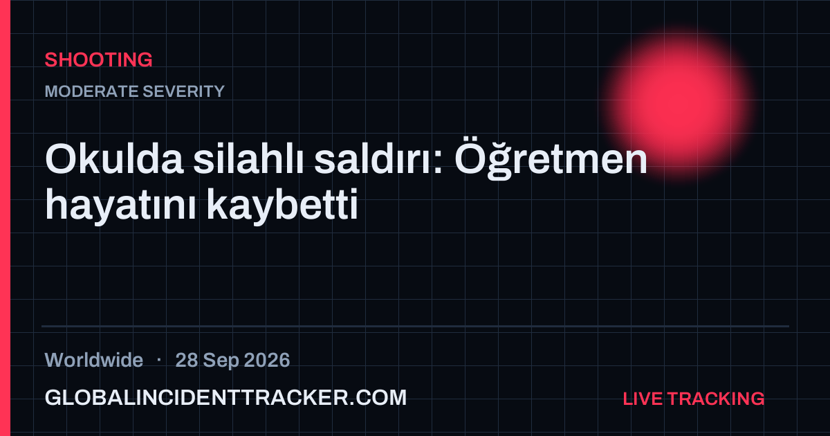 Shooting incident in worldwide on 28 September 2026 — Global Incident Tracker report card
