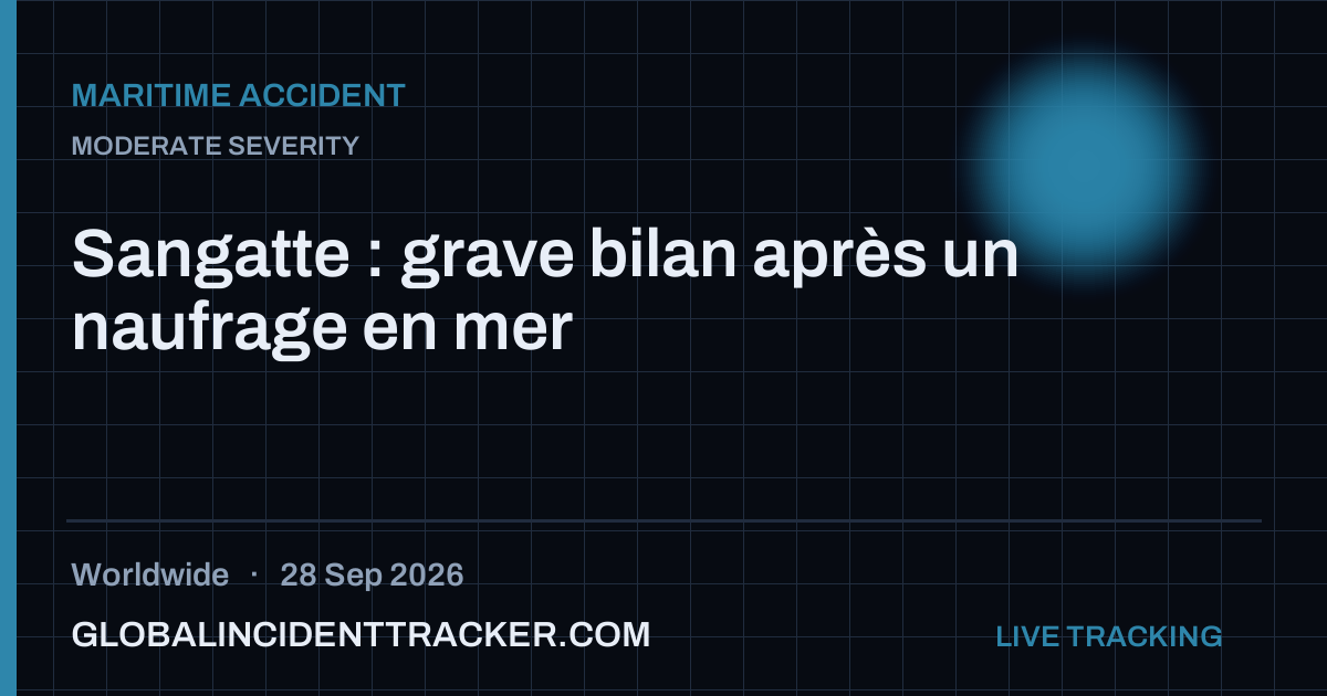 Maritime Accident incident in worldwide on 28 September 2026 — Global Incident Tracker report card