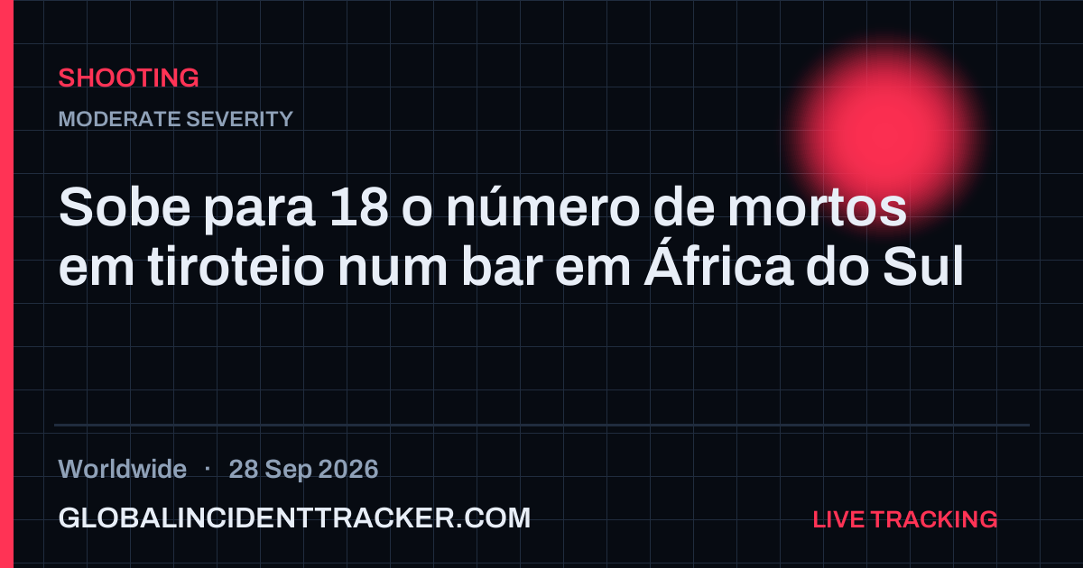Shooting incident in worldwide on 28 September 2026 — Global Incident Tracker report card