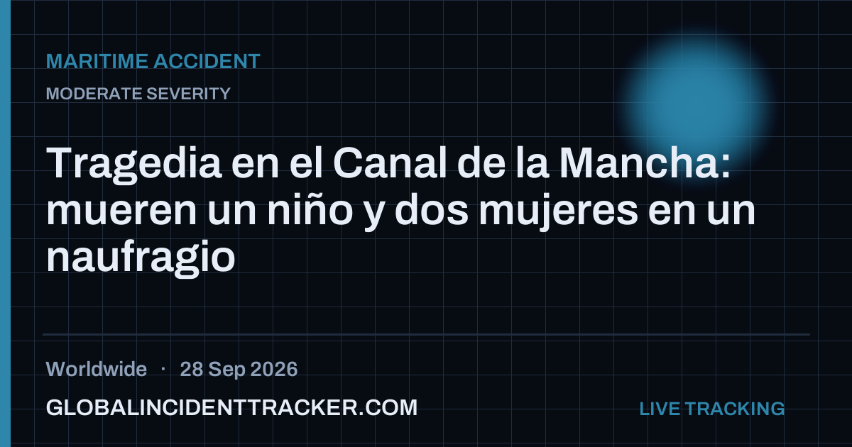 Maritime Accident incident in worldwide on 28 September 2026 — Global Incident Tracker report card