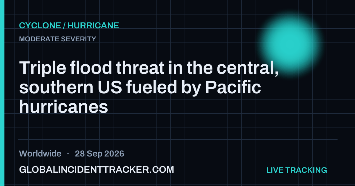 Cyclone / Hurricane incident in worldwide on 28 September 2026 — Global Incident Tracker report card