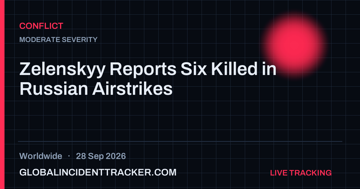 Conflict incident in worldwide on 28 September 2026 — Global Incident Tracker report card