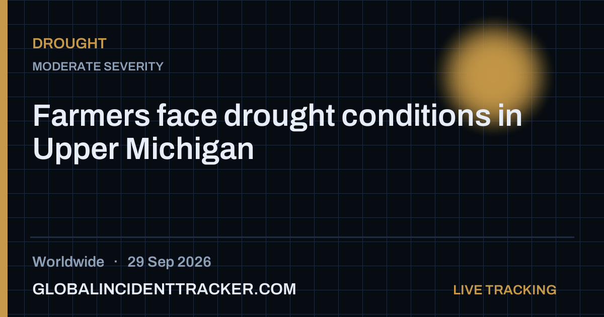 Drought incident in worldwide on 29 September 2026 — Global Incident Tracker report card