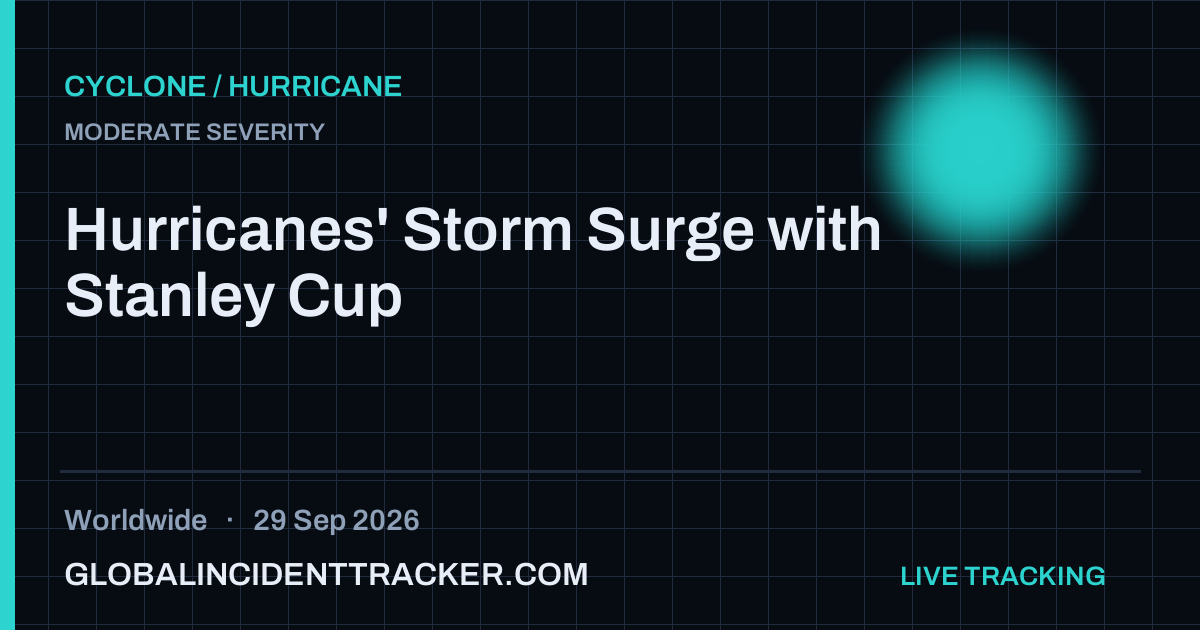 Cyclone / Hurricane incident in worldwide on 29 September 2026 — Global Incident Tracker report card
