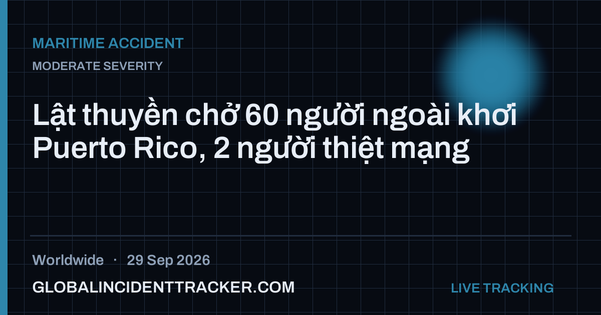 Maritime Accident incident in worldwide on 29 September 2026 — Global Incident Tracker report card