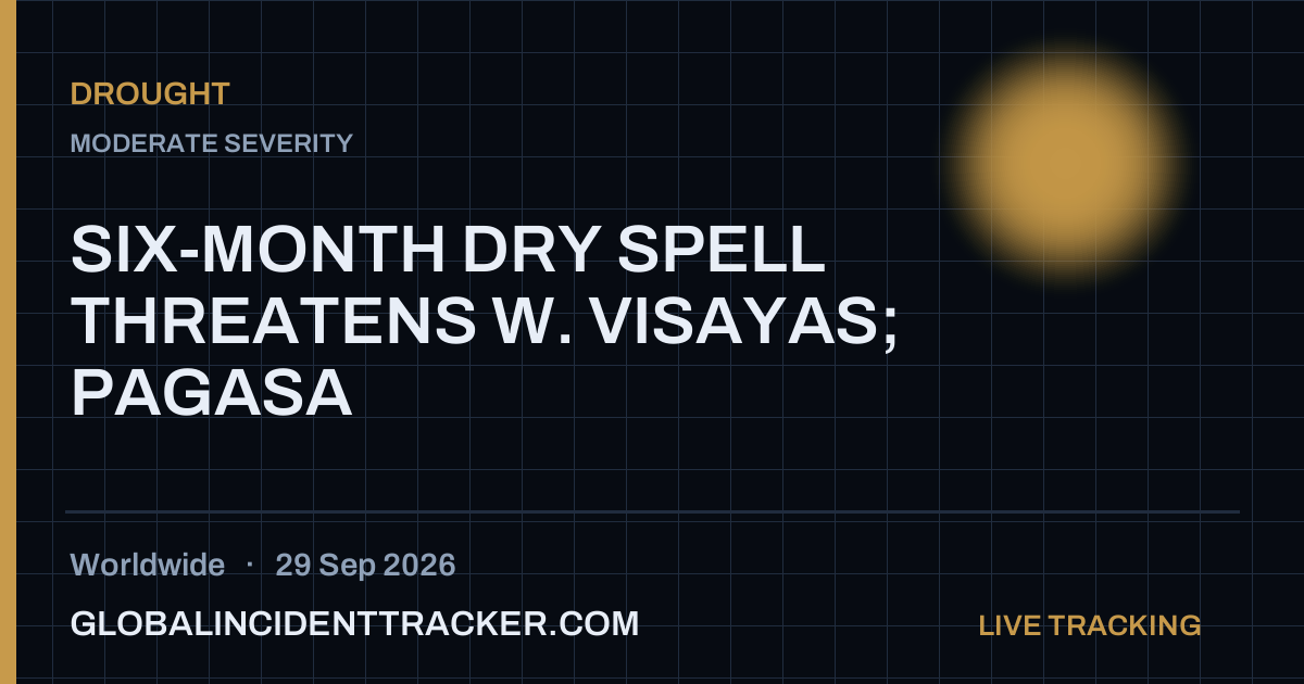 Drought incident in worldwide on 29 September 2026 — Global Incident Tracker report card