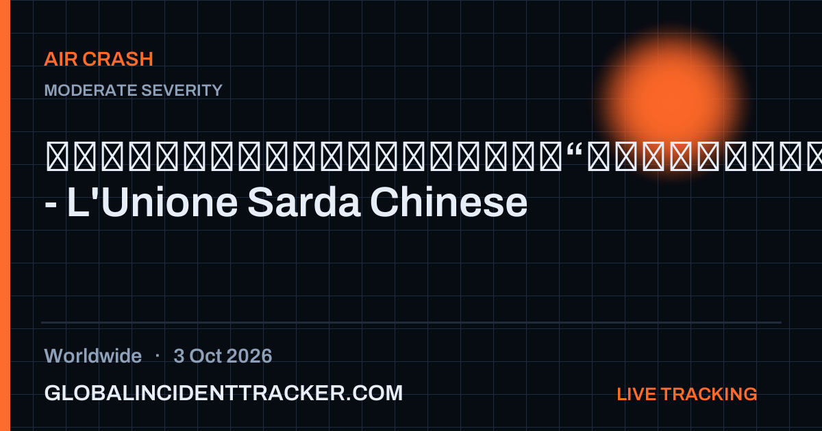 Air Crash incident in worldwide on 3 October 2026 — Global Incident Tracker report card