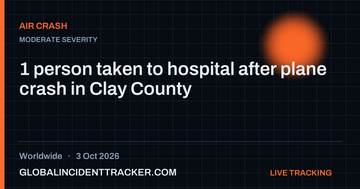 Air Crash incident in worldwide on 3 October 2026 — Global Incident Tracker report card