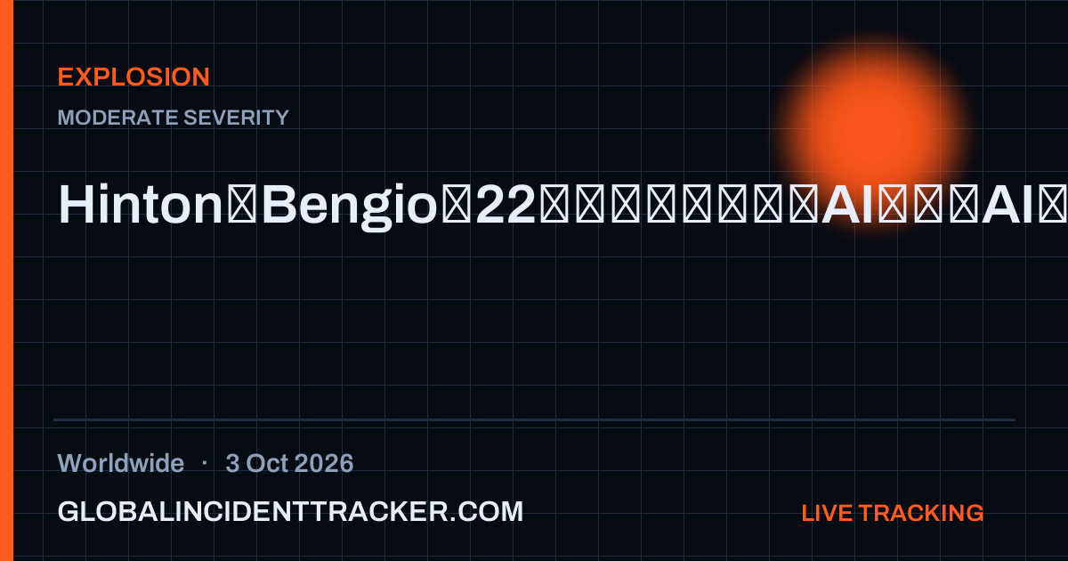 Explosion incident in worldwide on 3 October 2026 — Global Incident Tracker report card