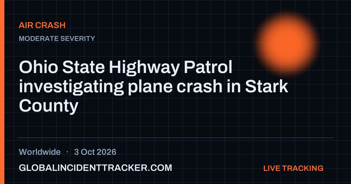 Air Crash incident in worldwide on 3 October 2026 — Global Incident Tracker report card