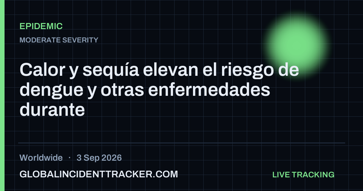 Epidemic incident in worldwide on 3 September 2026 — Global Incident Tracker report card