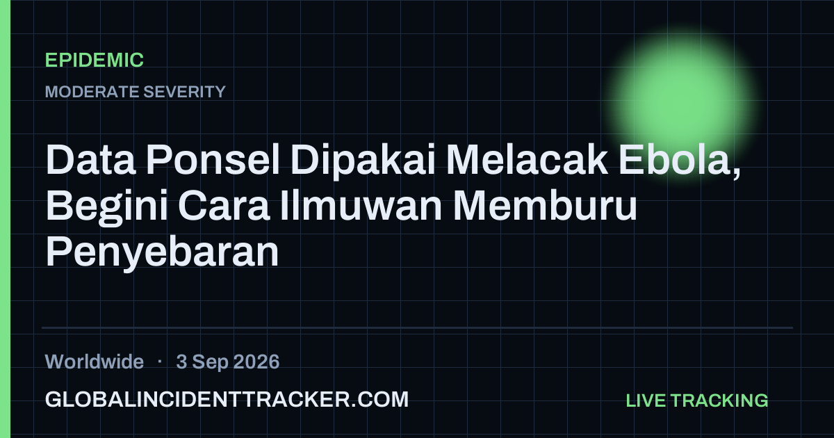 Epidemic incident in worldwide on 3 September 2026 — Global Incident Tracker report card