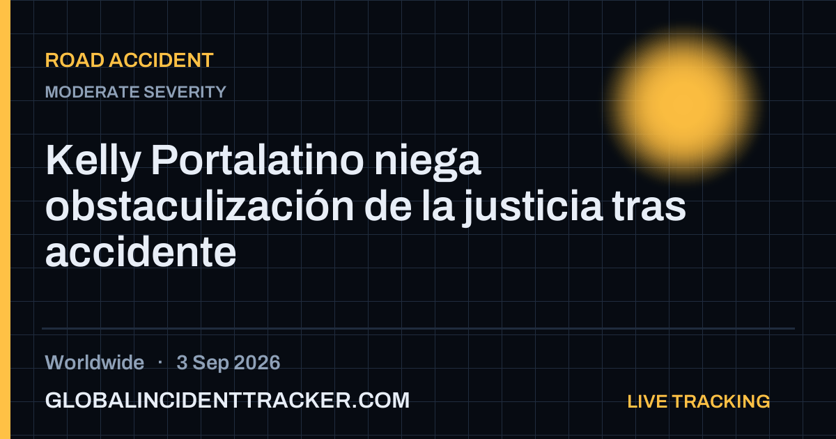 Road Accident incident in worldwide on 3 September 2026 — Global Incident Tracker report card