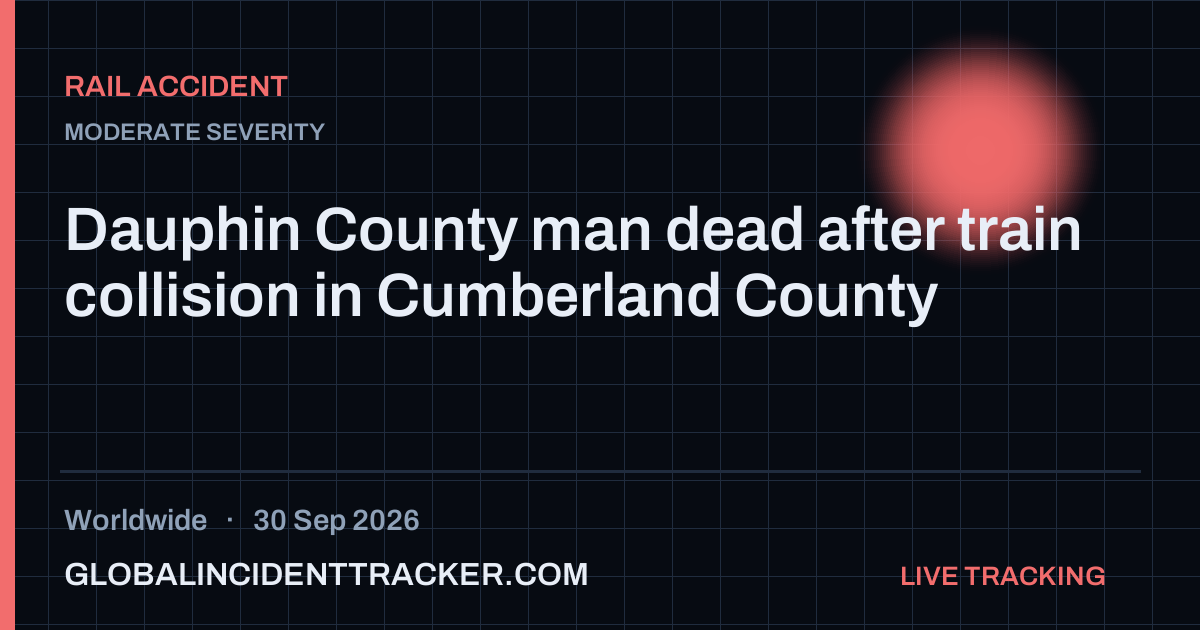 Rail Accident incident in worldwide on 30 September 2026 — Global Incident Tracker report card