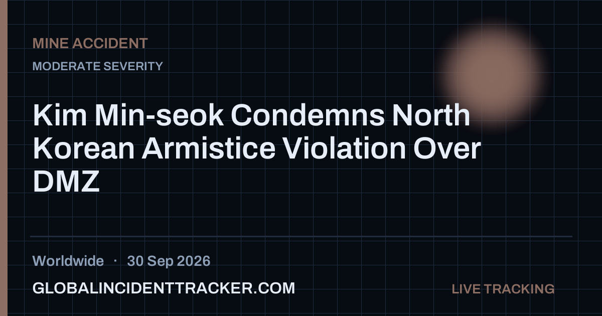 Mine Accident incident in worldwide on 30 September 2026 — Global Incident Tracker report card