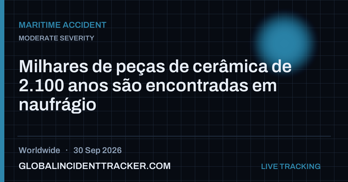 Maritime Accident incident in worldwide on 30 September 2026 — Global Incident Tracker report card