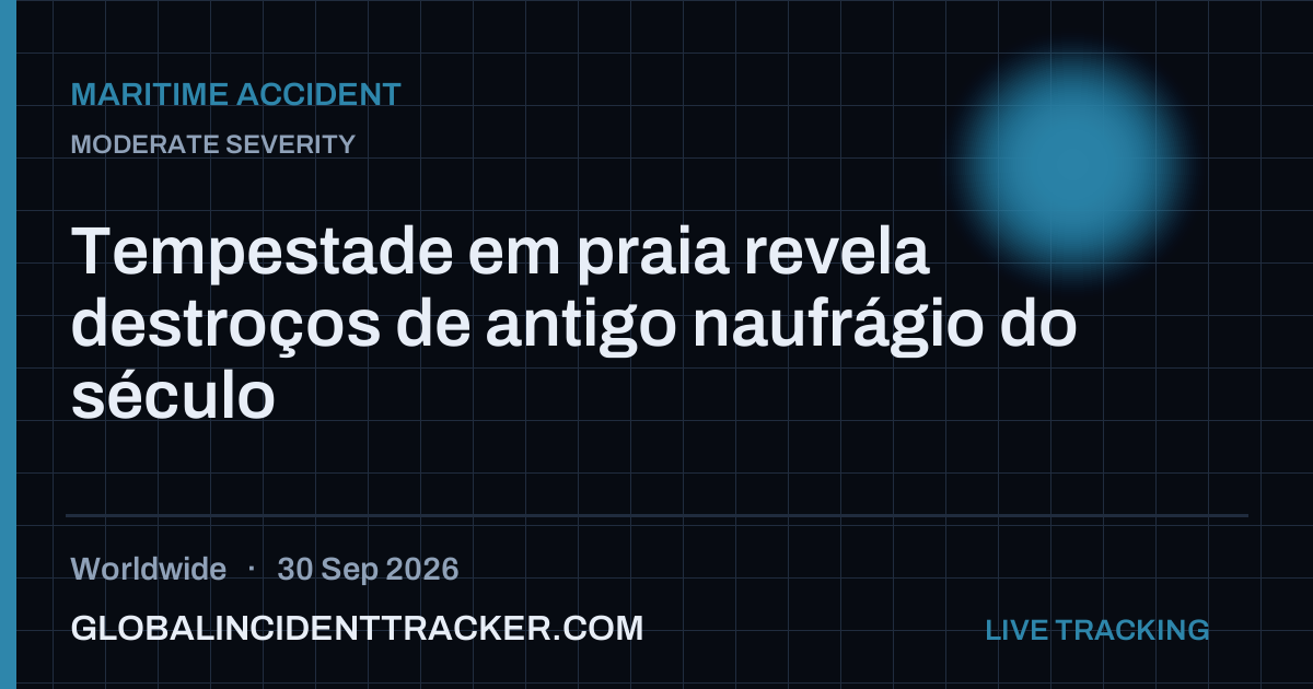 Maritime Accident incident in worldwide on 30 September 2026 — Global Incident Tracker report card