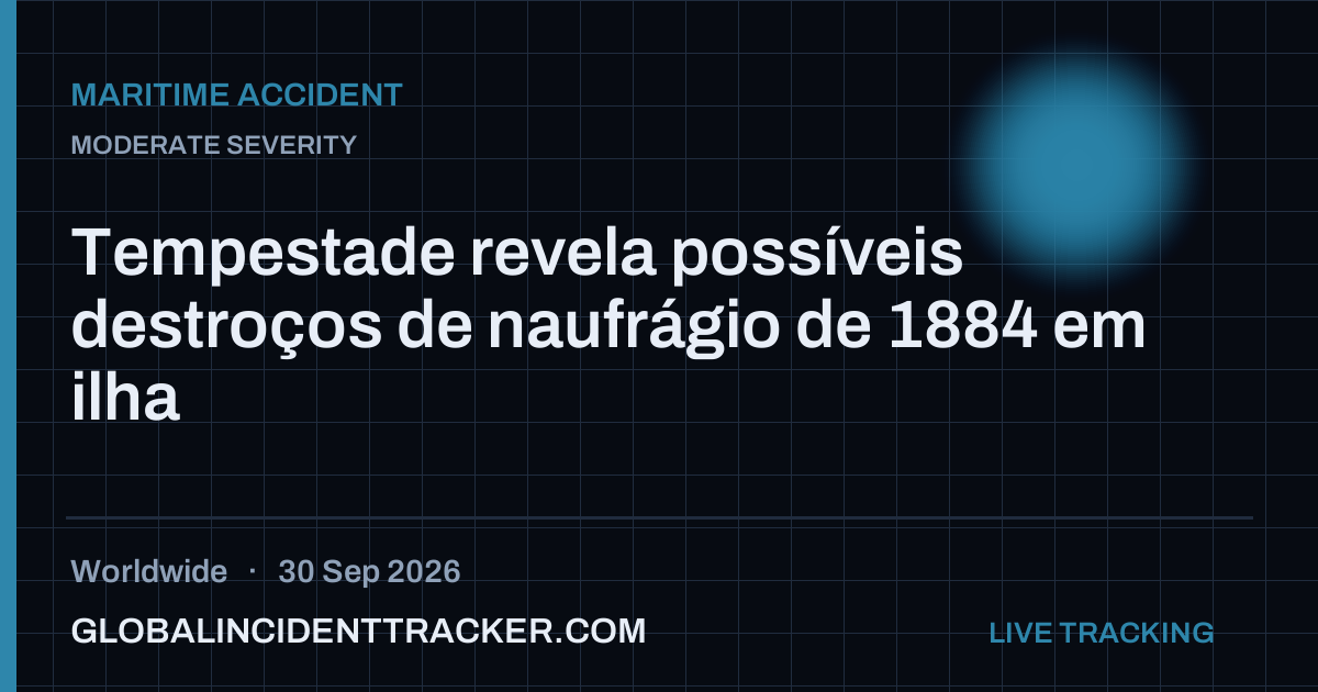Maritime Accident incident in worldwide on 30 September 2026 — Global Incident Tracker report card