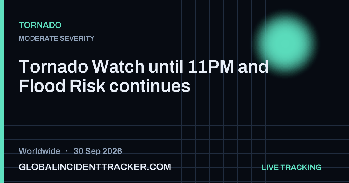 Tornado incident in worldwide on 30 September 2026 — Global Incident Tracker report card