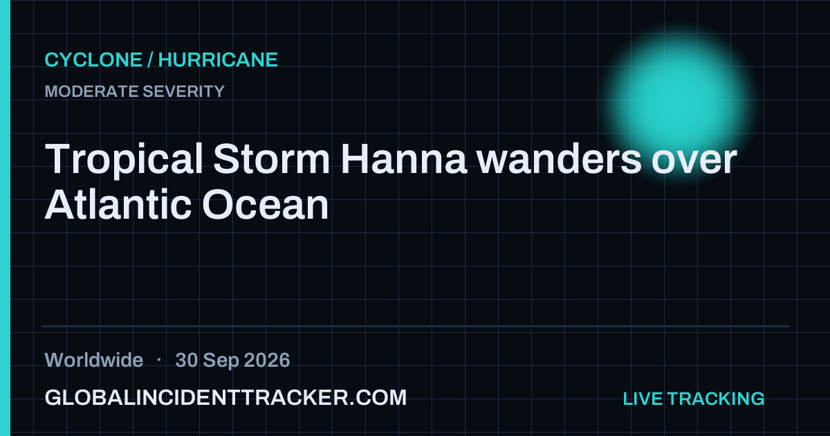 Cyclone / Hurricane incident in worldwide on 30 September 2026 — Global Incident Tracker report card
