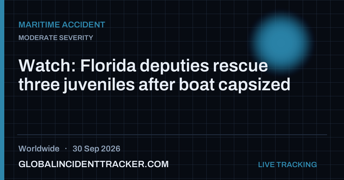 Maritime Accident incident in worldwide on 30 September 2026 — Global Incident Tracker report card