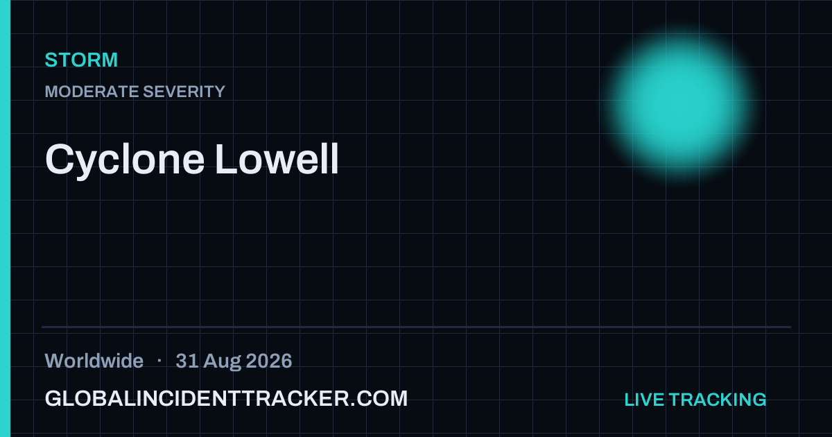 Storm incident in worldwide on 31 August 2026 — Global Incident Tracker report card