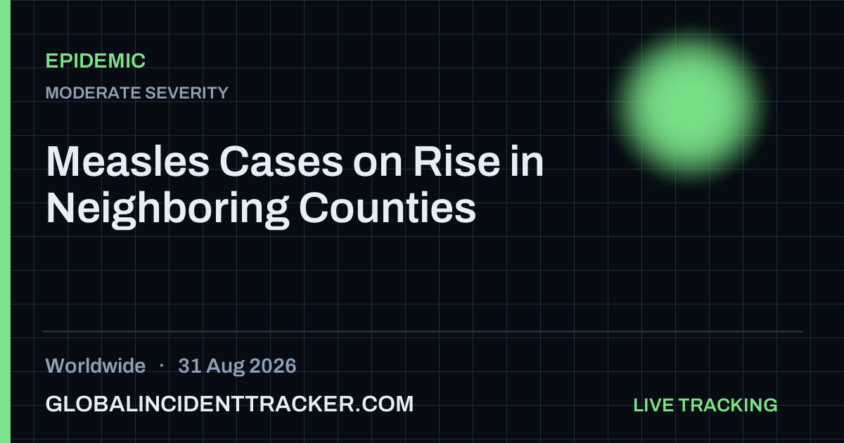 Epidemic incident in worldwide on 31 August 2026 — Global Incident Tracker report card