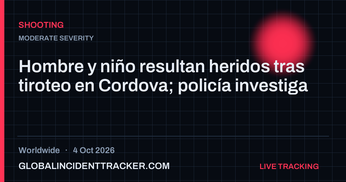 Shooting incident in worldwide on 4 October 2026 — Global Incident Tracker report card