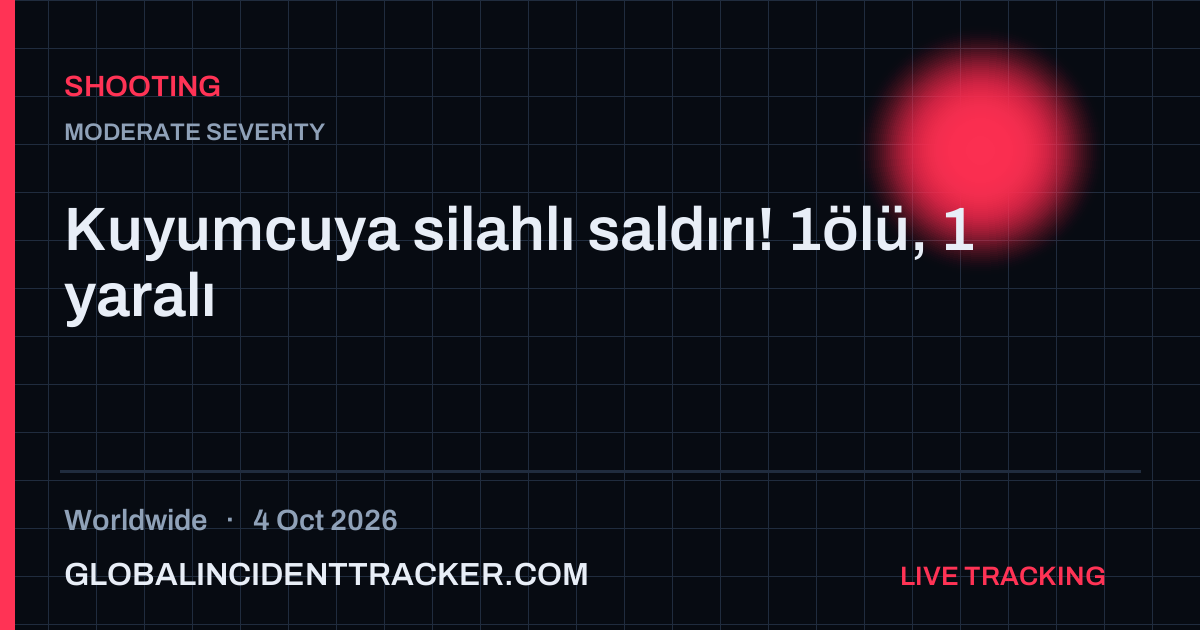 Shooting incident in worldwide on 4 October 2026 — Global Incident Tracker report card