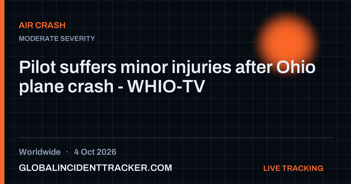 Air Crash incident in worldwide on 4 October 2026 — Global Incident Tracker report card